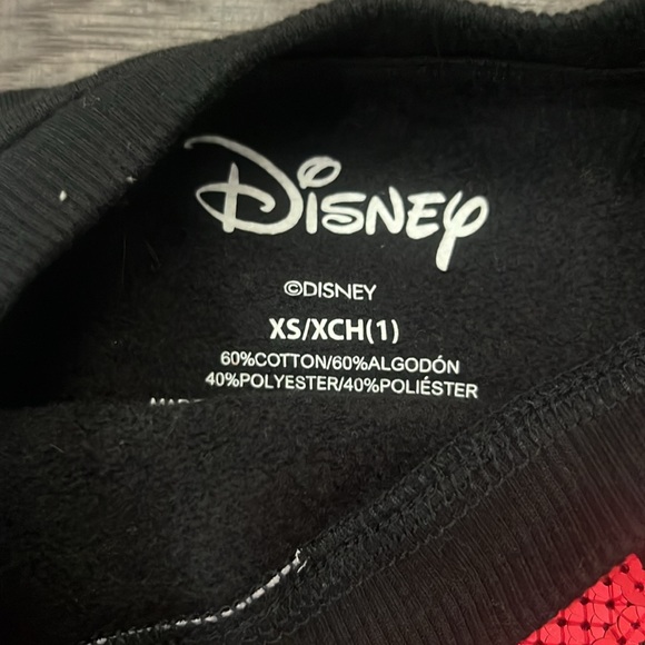 Disney, Girls XS small Mickey Mouse crew neck sweatshirt - Picture 2 of 6